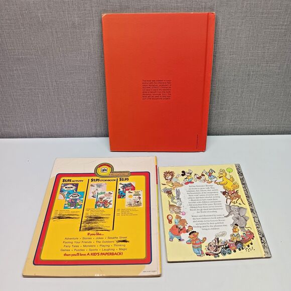 Vintage Sesame Street Books Jim Henson Muppets Big Bird Count Oscar Lot 3 - Picture 7 of 8